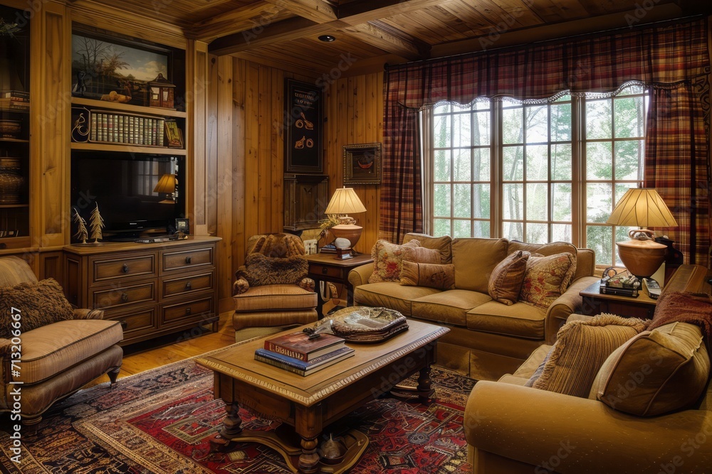 Country style room interior