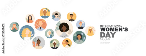 International Women's Day banner.