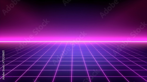Purple and blue sky with pink background. 