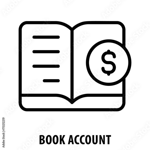 Book Account, icon, Book Account, Record Transaction, Ledger Entry, Account Record, Accounting Book, Financial Record, Account Log, Bookkeeping, Account Book, Book Account Icon