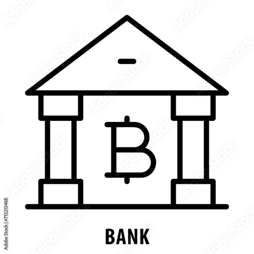 Bank, icon, Bank, Banking, Financial Institution, Money Center, Banking House, Financial Service, Banker, Money Lender, Financial Hub, Monetary Center