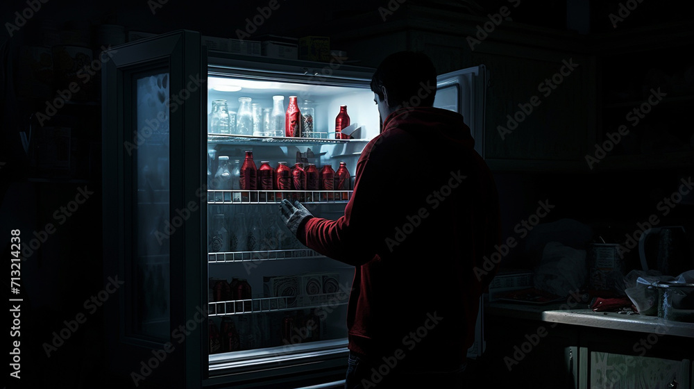refrigerator theme design illustration