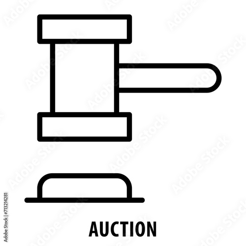 Auction, icon, Auction, Sale, Bidding, Selling, Auction Icon, Bid, Auction House, Marketplace, Auctioneer