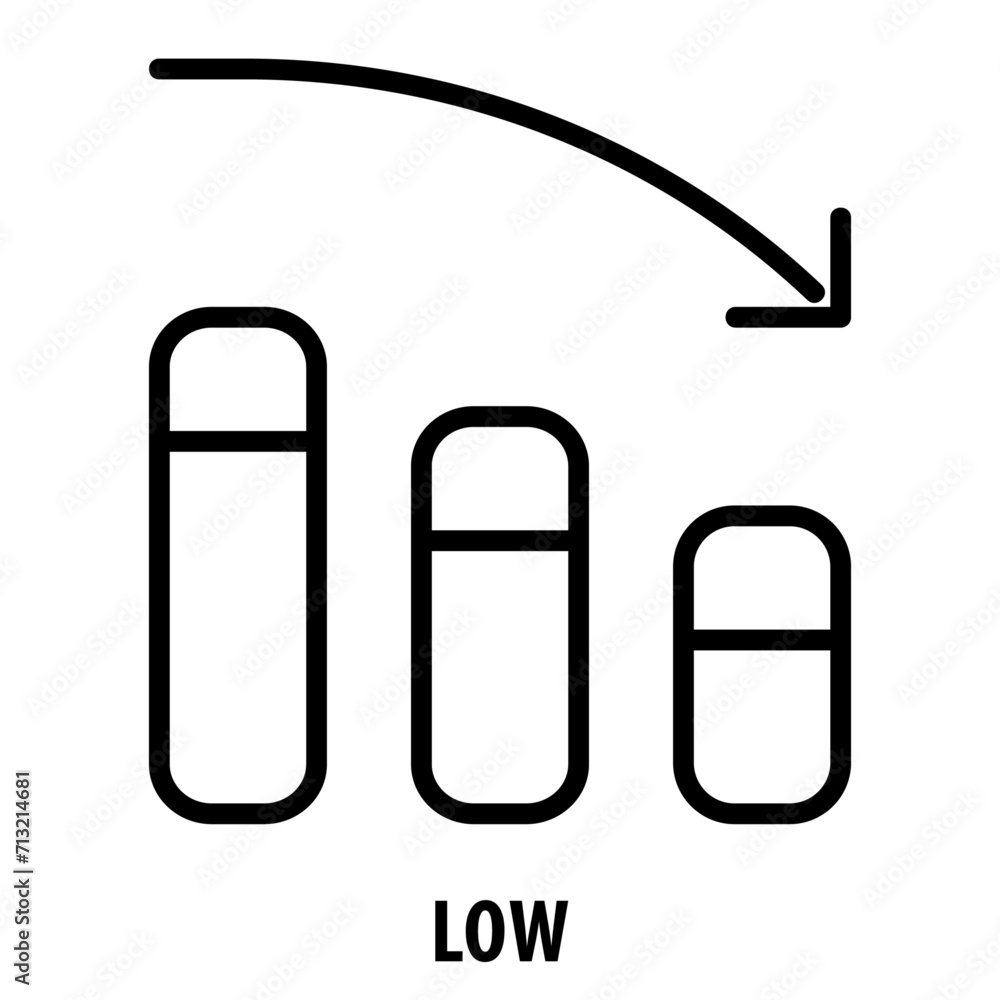 Low, icon, Low, Decrease, Reduce, Lessen, Lower, Low Icon, Down, Diminish, Downturn, Drop Low, icon, Low, Decrease, Reduce, Lessen, Lower, Low Icon, Down, Diminish, Downturn, Drop