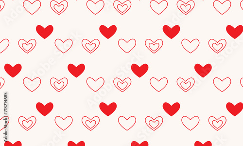 Love pattern for Valentine's Day