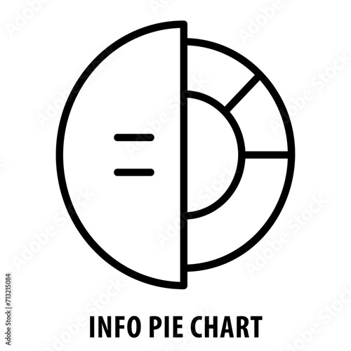 info Pie Chart, icon, Info Pie Chart, Informational Pie Chart, Info Visual, Information Pie Chart Icon, Data Representation, Information Design, Pie Chart with Information, Informative Graph, Info Pie