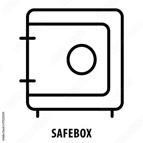 Safebox, icon, Safebox, Safe, Security Box, Strongbox, Safety Deposit Box, Safebox Icon, Protection, Secure Storage, Vault