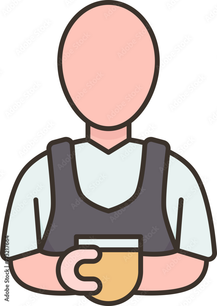 Obraz premium barista icon