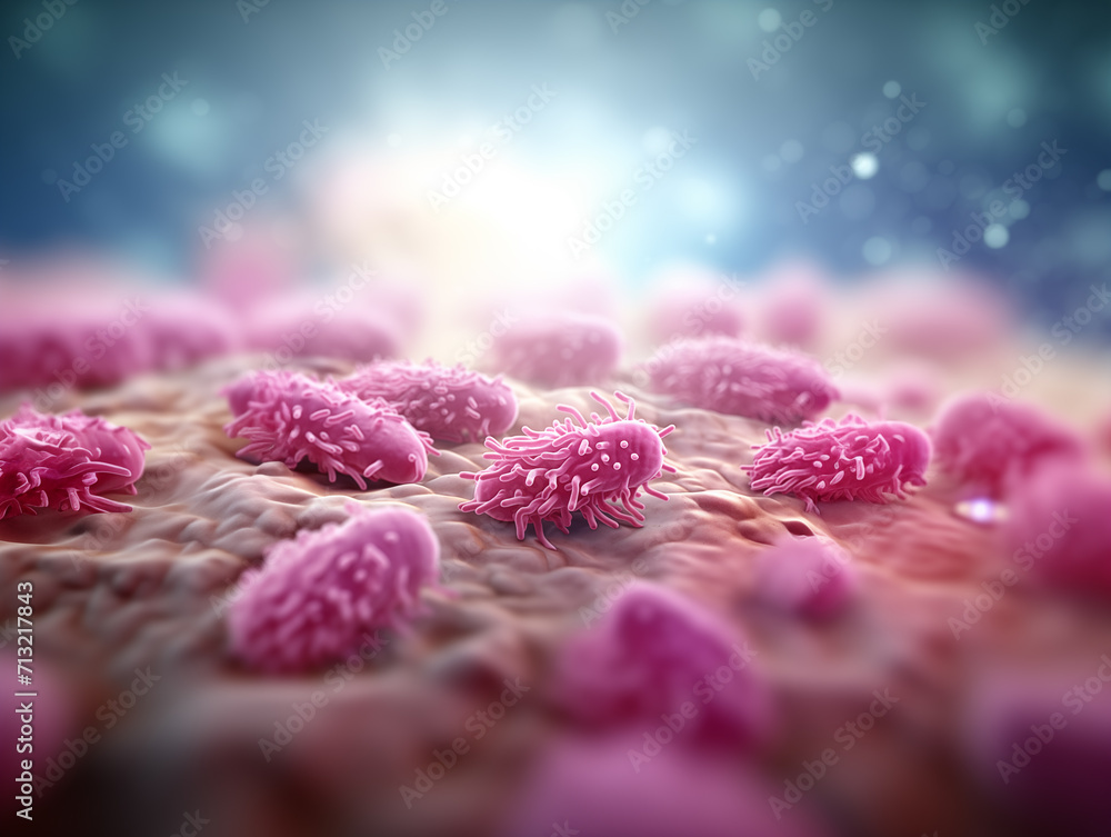 Salmonella bacteria also called Salmonellosis. Kind of bacteria that