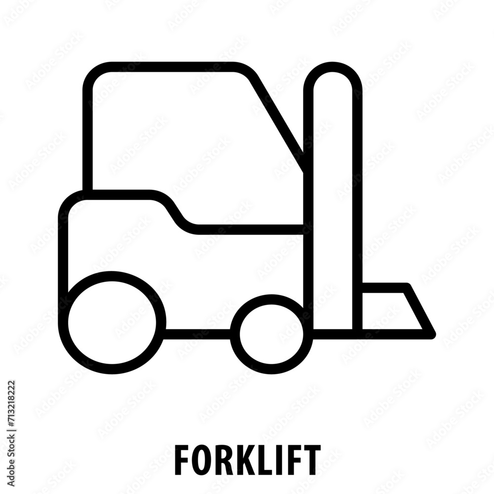 Forklift, icon, Forklift, Lifting Truck, Forklift Icon, Material ...