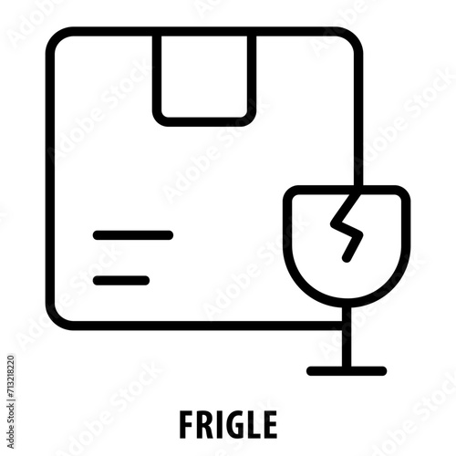 Frigle, icon, Fragile, Handle with Care, Fragile Icon, Delicate, Breakable, Sensitive, Fragility, Brittle