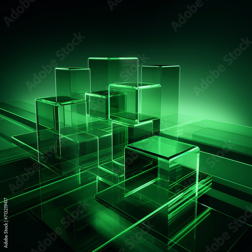 abstract 3d background create with Generative Ai