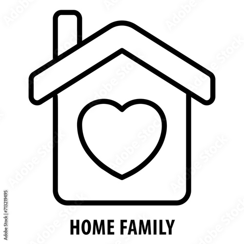 Home Family, icon, Home Family, Family, Home Family Icon, Household, Domestic Life, Family Symbol