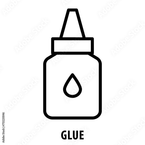 Glue, icon, Glue, Adhesive, Glue Icon, Bonding, Stickiness, Adhesion, Glue Symbol