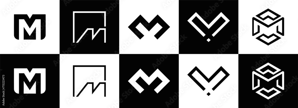 M letter logo design for fashion and beauty and spa company. M letter vector icon. M letter logo design for fashion and beauty and spa company. M letter vector icon.