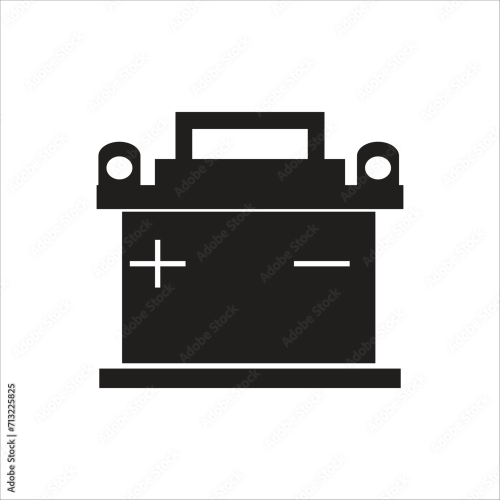 accu battery icon vector line template accu battery icon vector line template