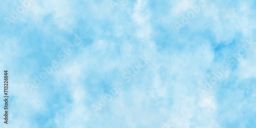 Blurry and cloudy blue sky background with clouds, cloudy light blue watercolor background with various natural clouds and smoke.digital illustration imitation of artificial stone, 