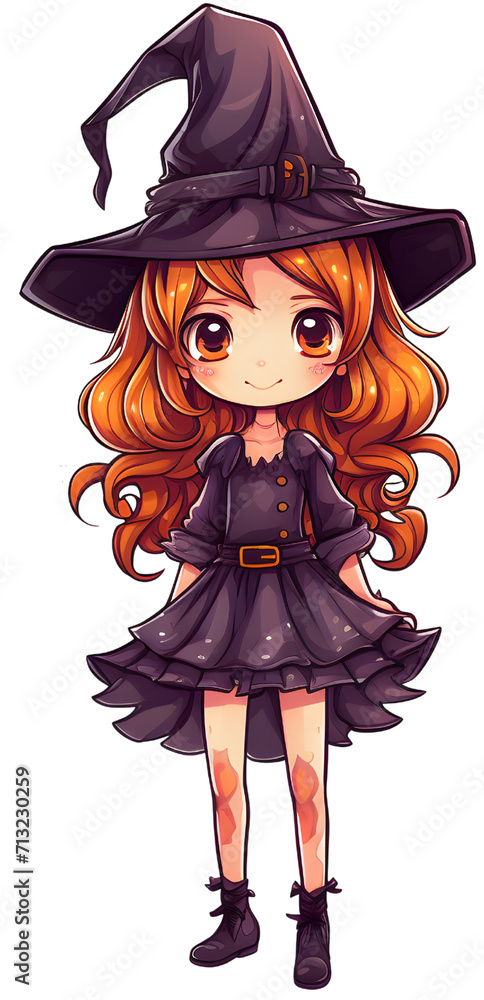 halloween witch with a hat halloween witch with a hat