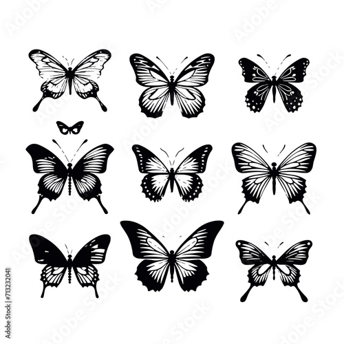butterfly silhouette, butterfly svg, butterfly png, butterfly illustration, butterfly clipart, butterfly, insect, wing, nature, animal, fly, beauty, wings, swallowtail, yellow, vector, macro, summer,  © Feroza Bakht 