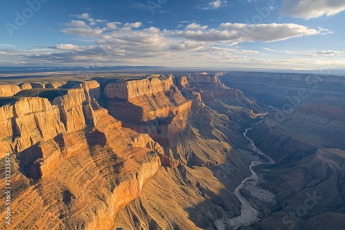 Grand Canyon, Arizona, USA. Travel Grand Canyon national park aerial view