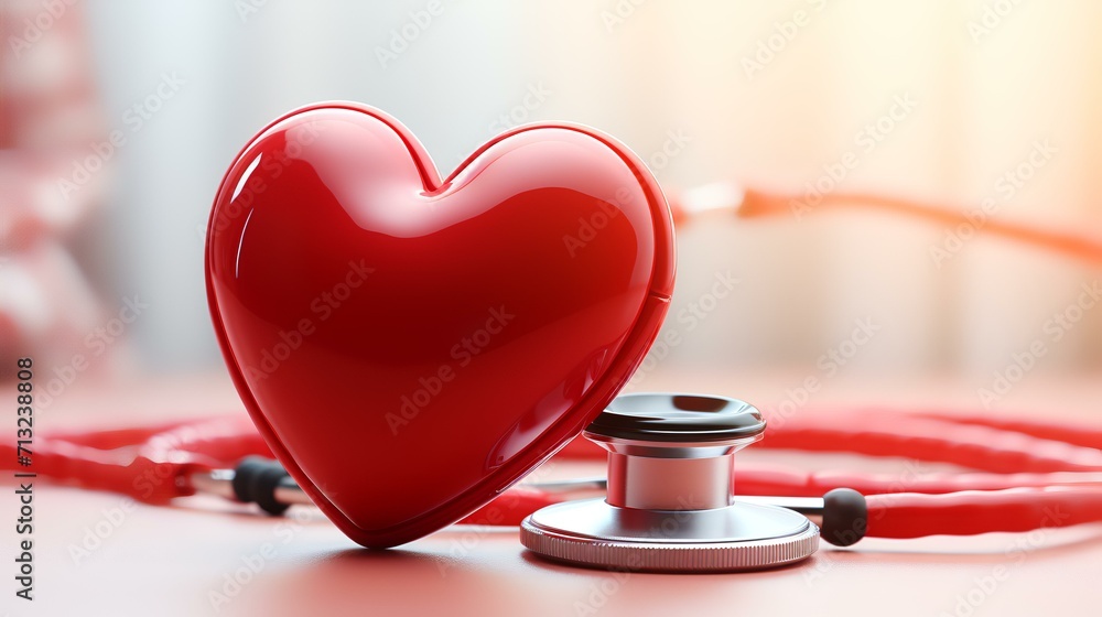 Heart Love-Shaped Stethoscope - 3D Realistic Icon for Healthcare
Heart Love-Shaped Stethoscope - 3D Realistic Icon for Healthcare