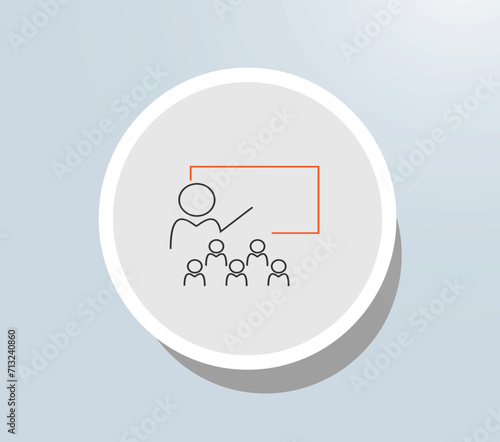 Cybersecurity Awareness Training vector design