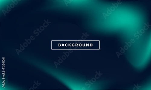 metallic green gradient mesh. abstract Aurora background.