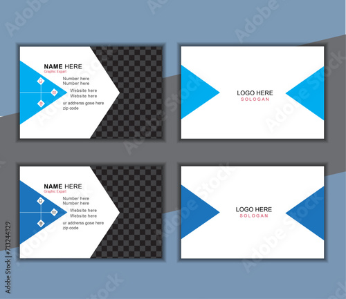 professional business card template design modren business card