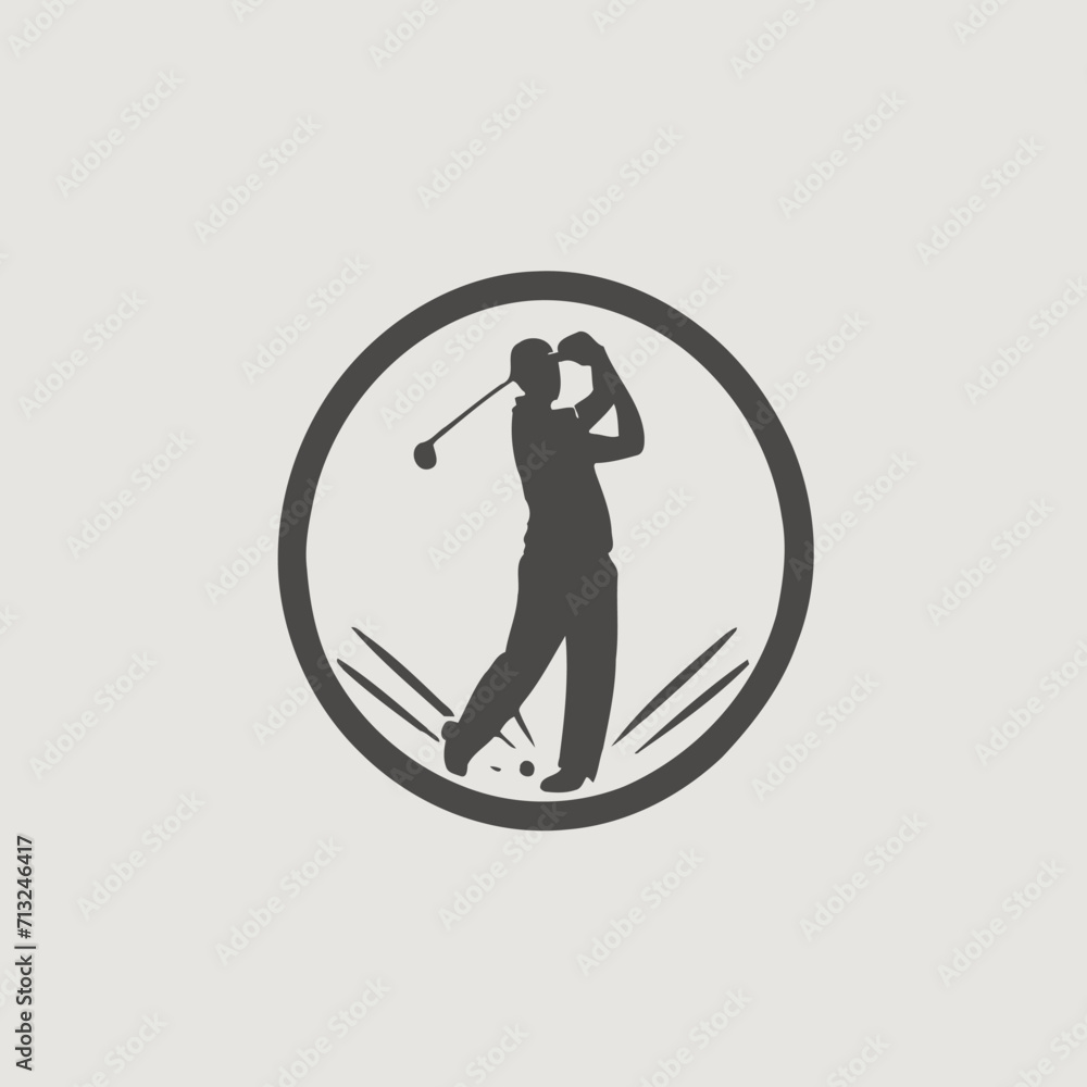 Golf Logo Design EPS Format Very Cool