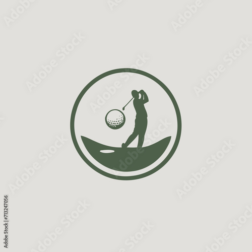 Golf Logo Design EPS Format Very Cool
