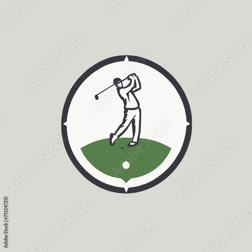 Golf Logo Design EPS Format Very Cool