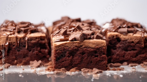 Professional food photography of Brownies