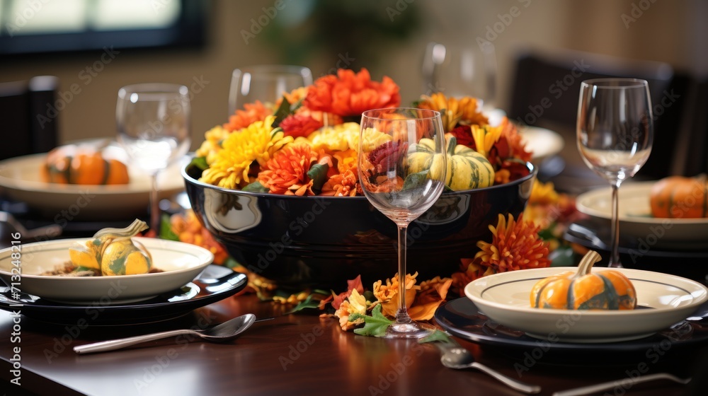 Table set in fall atmosphere beautiful silverware UHD wallpaper Table set in fall atmosphere beautiful silverware UHD wallpaper