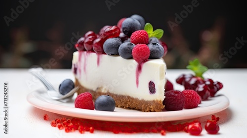 Professional food photography of Cheesecake