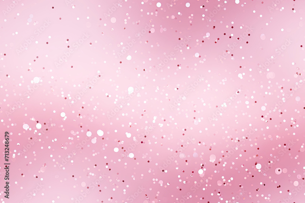 Pink background with white shiny confetti Pink background with white shiny confetti