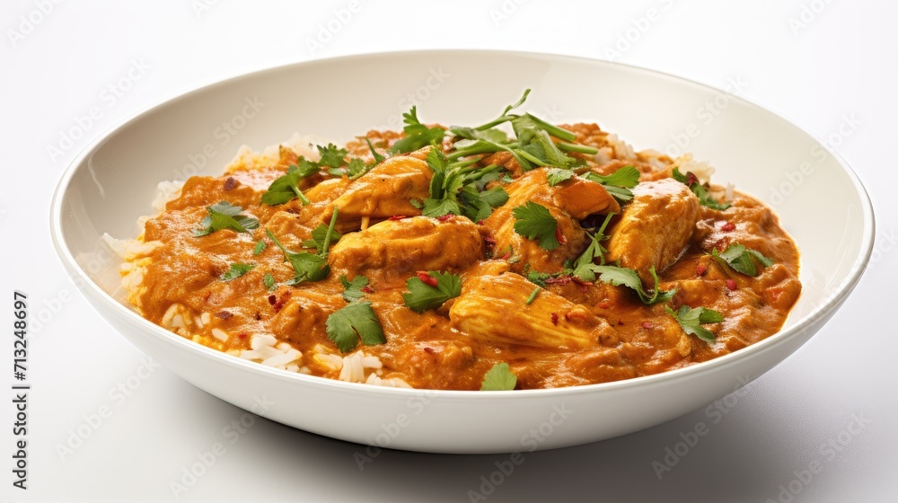 Professional food photography of Chicken curry Professional food photography of Chicken curry