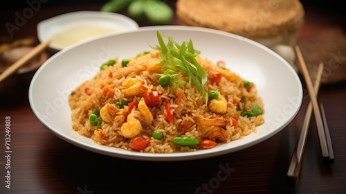 Professional food photography of Fried rice