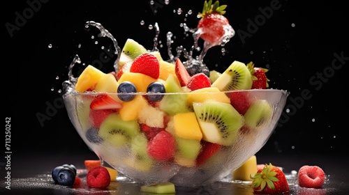 Professional food photography of Fruit salad