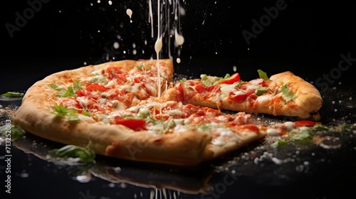 Professional food photography of Pizza