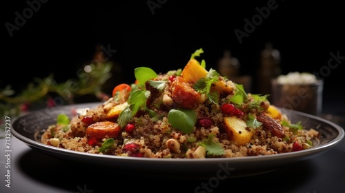 Professional food photography of Quinoa dish