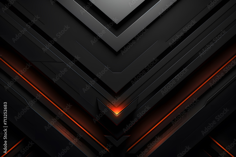 A Coral arrow design over a black background A Coral arrow design over a black background