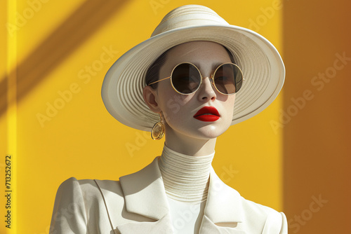 3D portrait of a high fashion woman © Madhulatha
