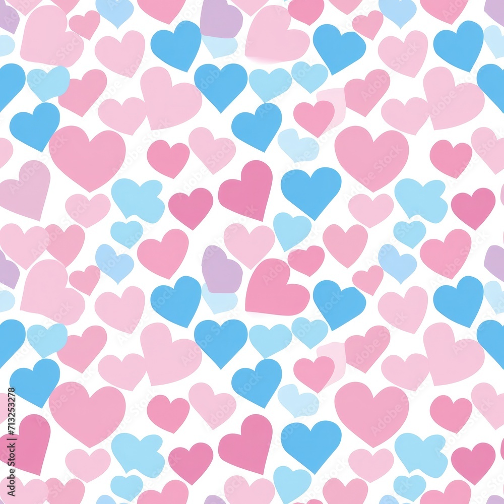 Heart seamless cute background, Valentine's day Heart seamless cute background, Valentine's day