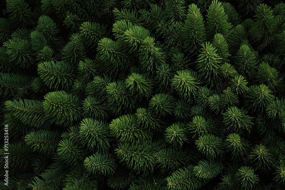 Green spruce branches background Green spruce branches background