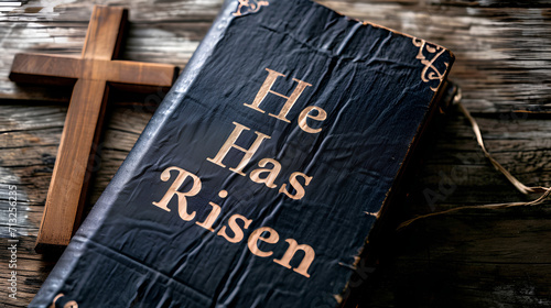 Jesus resurrection, Easter religious background, He has risen from the dead
