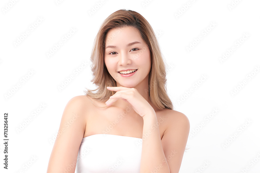 Beautiful young asian woman with clean fresh skin on white background, Face care, Facial treatment, Cosmetology, beauty and spa, Asian women portrait. Beautiful young asian woman with clean fresh skin on white background, Face care, Facial treatment, Cosmetology, beauty and spa, Asian women portrait.