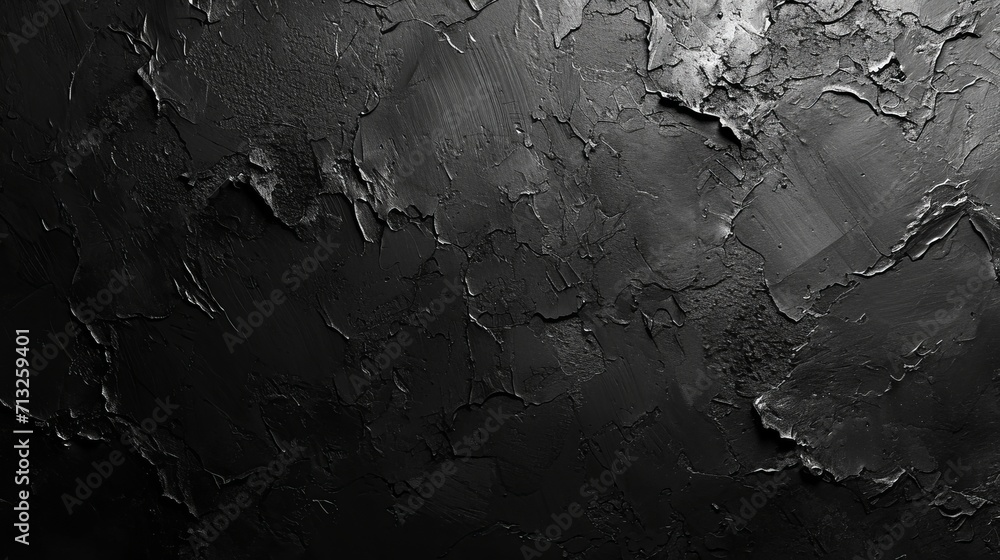 The allblack background, with its monochromatic depth and subtle grain