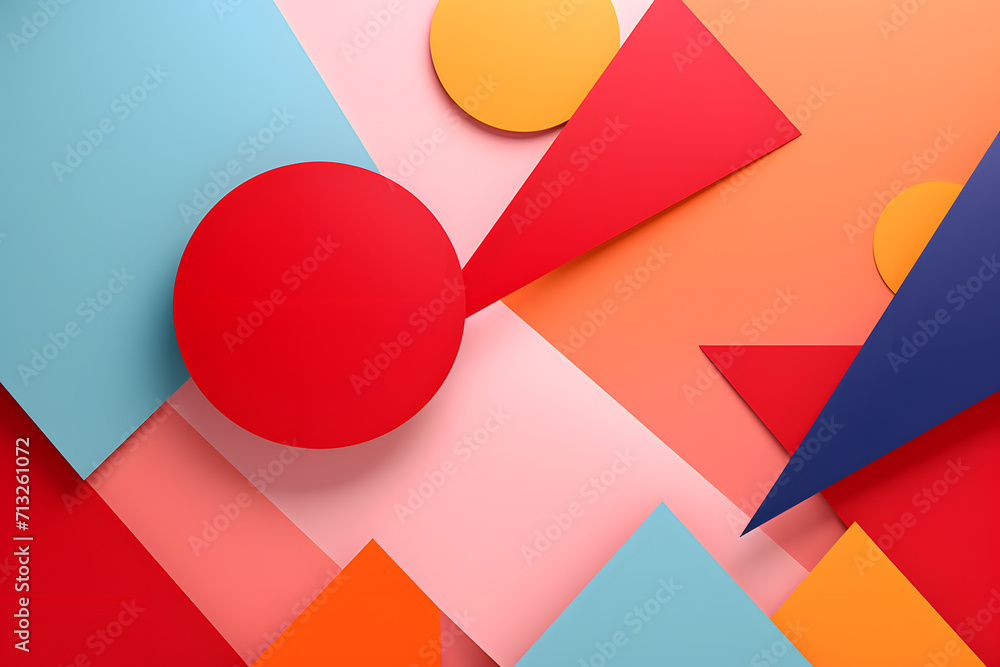 Abstract geometric vibrant color background Abstract geometric vibrant color background