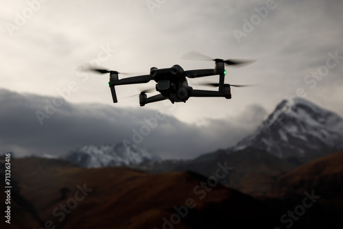 Photos Small military drone gathering intel.