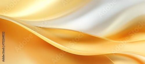 gold light trail, golden energy flow abstract background, Generative Ai